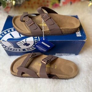 Birkenstock  Mayari Birko-Flor Sandles Mocha 
Size 8 (39)